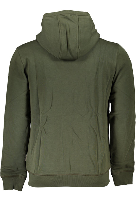 Napapijri Ανδρικό Green Zip Sweatshirt | Αγοράστε Napapijri Online - B2Brands | , Μοντέρνο, Ποιότητα - Αγοράστε Τώρα