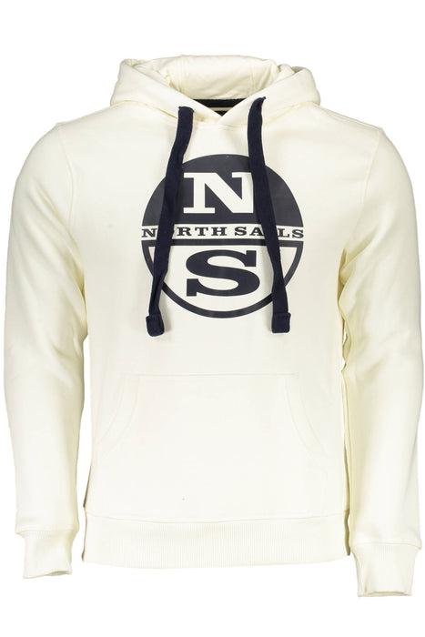 NORTH SAILS WHITE MENS SWEATSHIRT WITHOUT ZIP