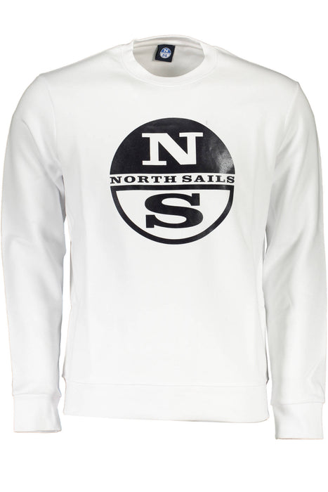 NORTH SAILS SWEATSHIRT WITHOUT ZIP MAN WHITE