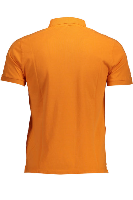 North Sails Short Sleeve Polo Shirt Man Orange