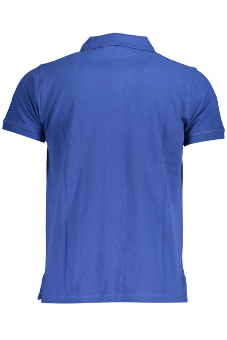 Norway 1963 Mens Blue Short Sleeved Polo Shirt