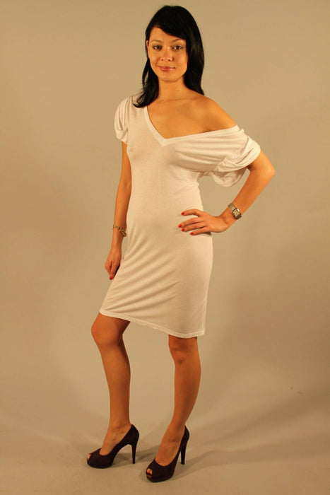 Patrizia Pepe Short Dress Woman White
