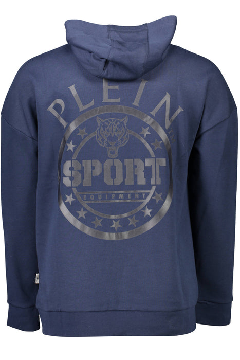 Plein Sport Mens Blue Sweatshirt With Zip