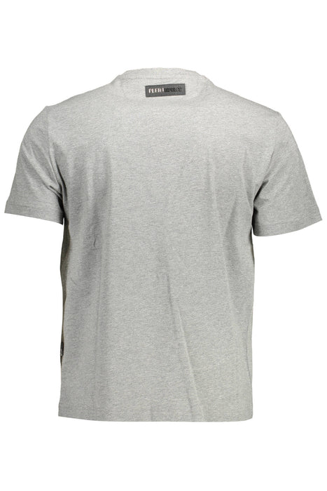 Plein Sport Mens Short Sleeve T-Shirt Gray