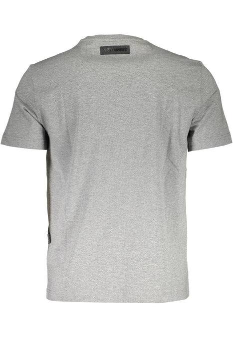Plein Sport Ανδρικό Short Sleeve T-Shirt Gray | Αγοράστε Plein Online - B2Brands | , Μοντέρνο, Ποιότητα - Αγοράστε Τώρα