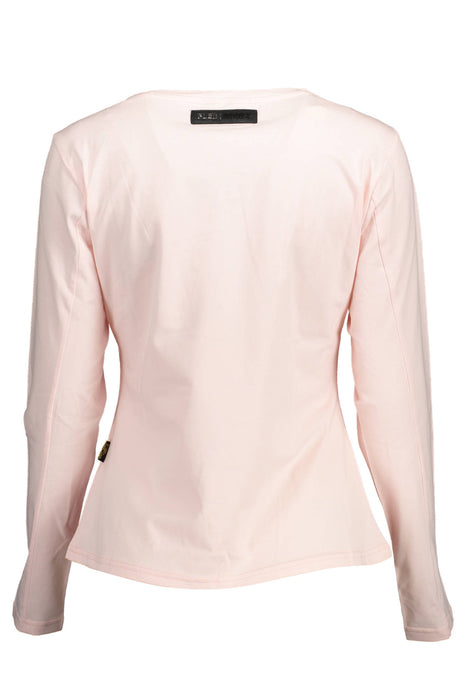 Plein Sport Womens Long Sleeve T-Shirt Pink