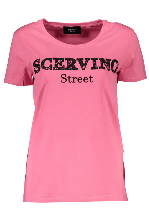 SCERVINO STREET WOMENS SHORT SLEEVE T-SHIRT PINK