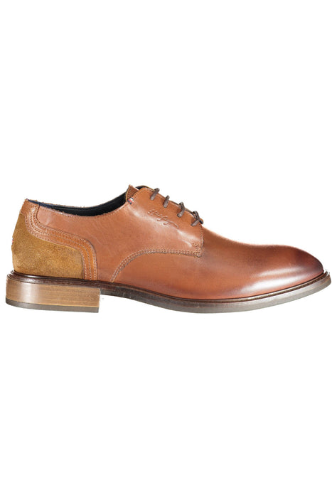 TOMMY HILFIGER CLASSIC BROWN MENS SHOES