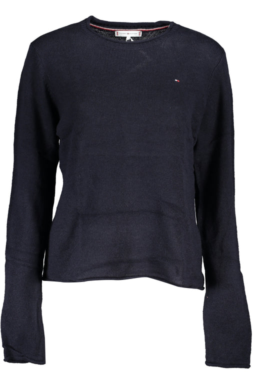 TOMMY HILFIGER WOMENS BLUE SWEATER