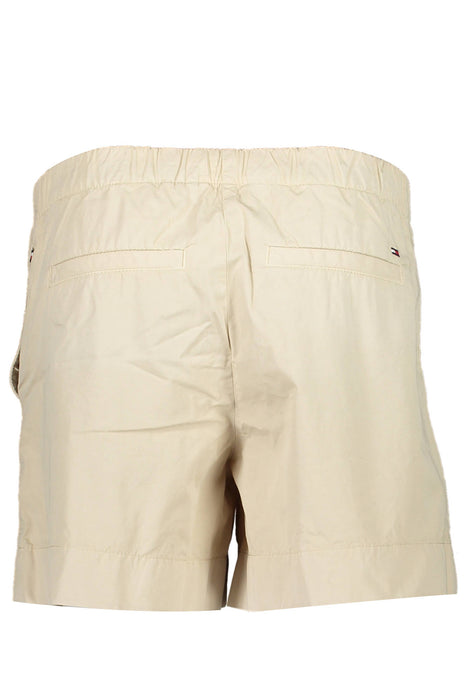 Tommy Hilfiger Beige Γυναικείο Short Pants | Αγοράστε Tommy Online - B2Brands | , Μοντέρνο, Ποιότητα - Αγοράστε Τώρα