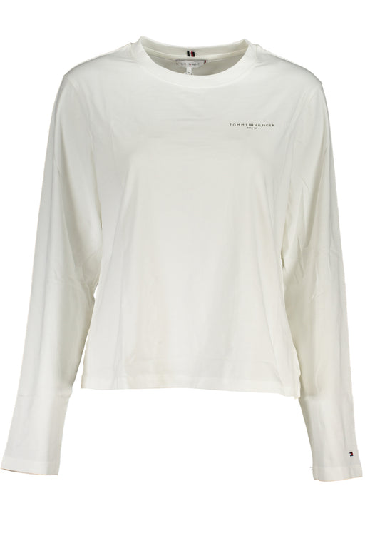 TOMMY HILFIGER WOMENS LONG SLEEVE T-SHIRT WHITE