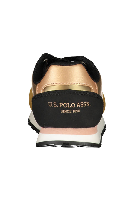 US POLO ASSN. GOLD CHILDREN'S SPORTS SHOES