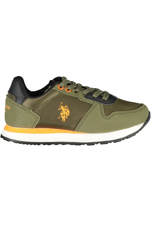 US POLO ASSN. GREEN SPORTS SHOES FOR CHILDREN