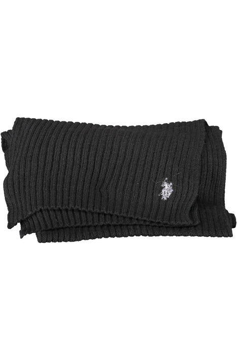 Us Polo Assn. Black Mens Scarf