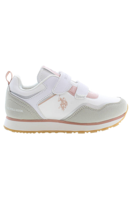 Us Polo Best Price White Girl Sports Shoe