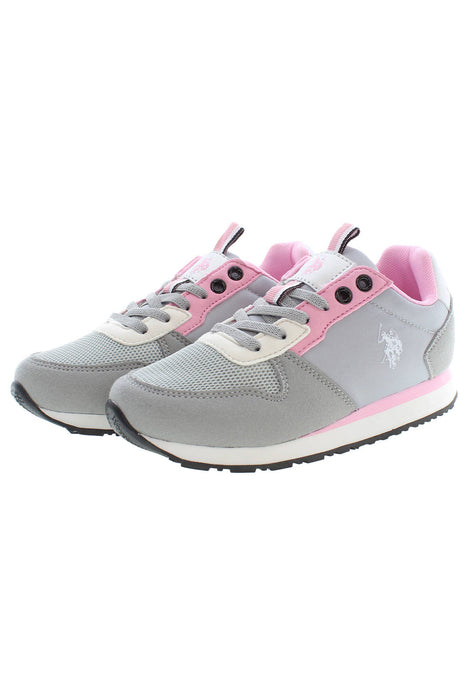 Us Polo Best Price Gray Girl Sport Shoes