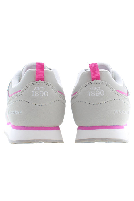 Us Polo Best Price Gray Girl Sport Shoes