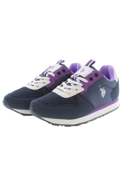 Us Polo Best Price Girls Purple Sports Shoes