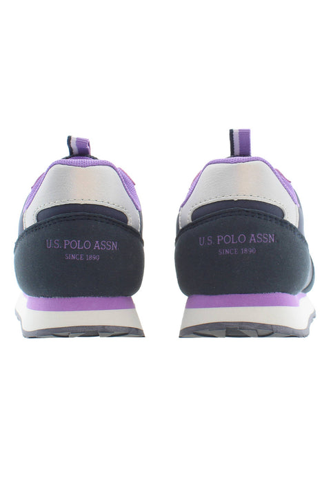 Us Polo Best Price Girls Purple Sports Shoes