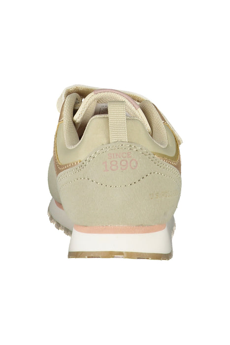 Us Polo Best Price Beige Children&#39;S Sports Shoes