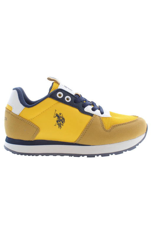 US POLO BEST PRICE YELLOW KIDS SPORT SHOES