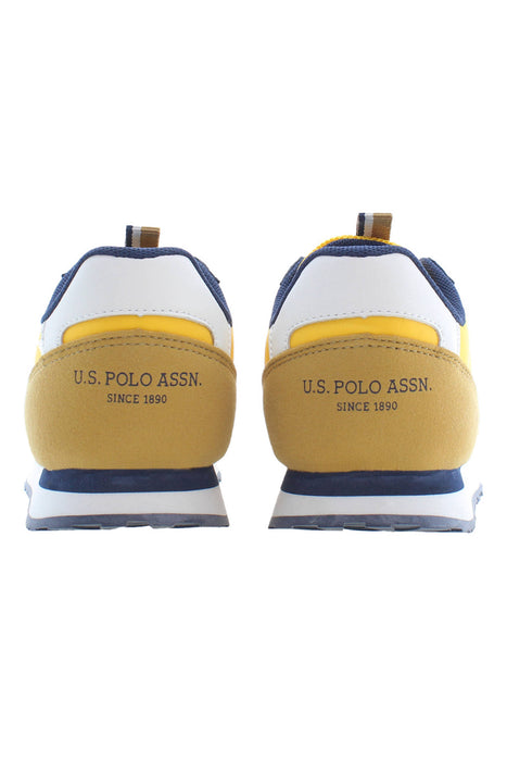 Us Polo Best Price Yellow Kids Sport Shoes