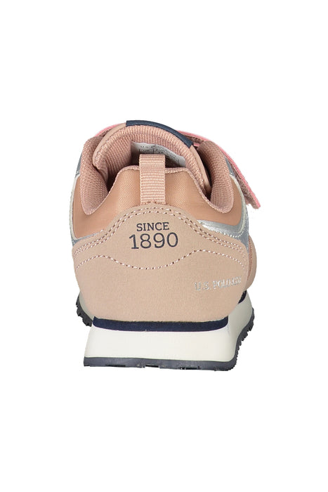 Us Polo Best Price Pink Children&#39;S Sports Shoes