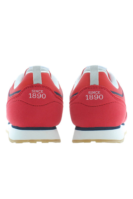Us Polo Best Price Red Sports Shoes For Kids