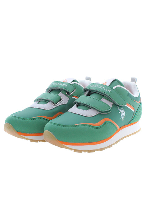 Us Polo Best Price Green Kids Sport Shoes