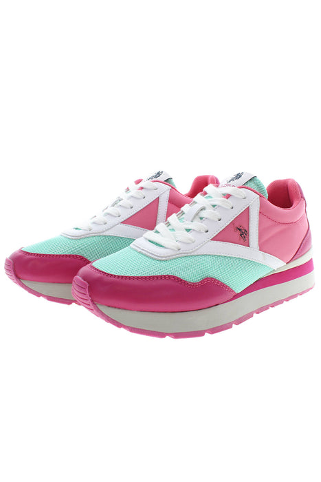 US POLO BEST PRICE PINK WOMENS SPORTS SHOES