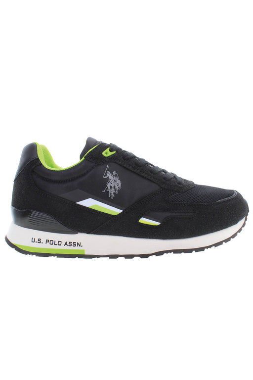 US POLO BEST PRICE BLACK MAN SPORT SHOES