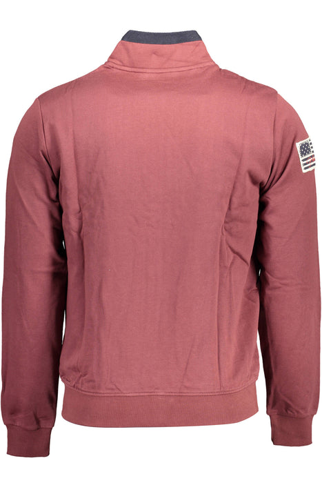 Us Polo Sweatshirt With Zip Purple Man | Αγοράστε Us Online - B2Brands | , Μοντέρνο, Ποιότητα - Καλύτερες Προσφορές