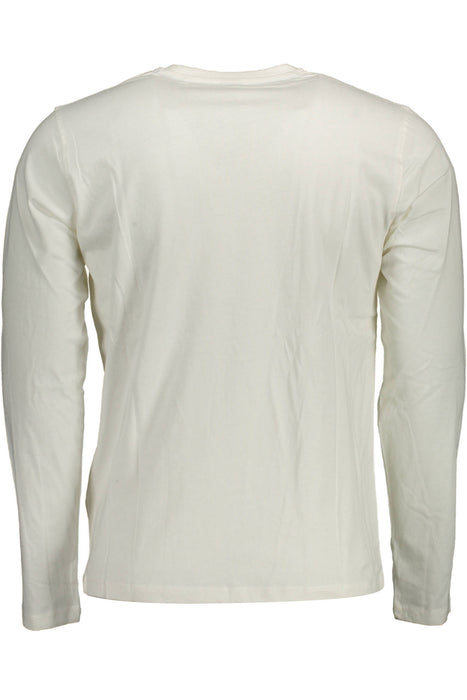 Us Polo T-Shirt Long Sleeve Man White
