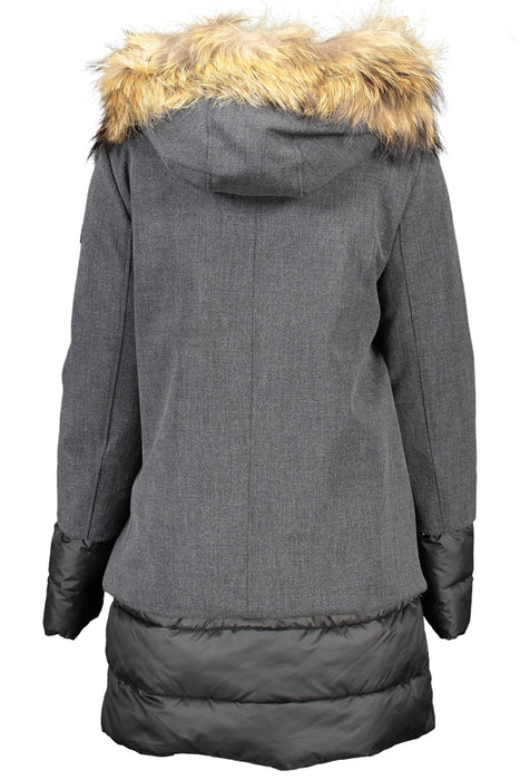 Yes Zee Gray Woman Down Jacket | Αγοράστε Yes Online - B2Brands | , Μοντέρνο, Ποιότητα - Καλύτερες Προσφορές